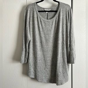 Market & Spruce Gray Blouse